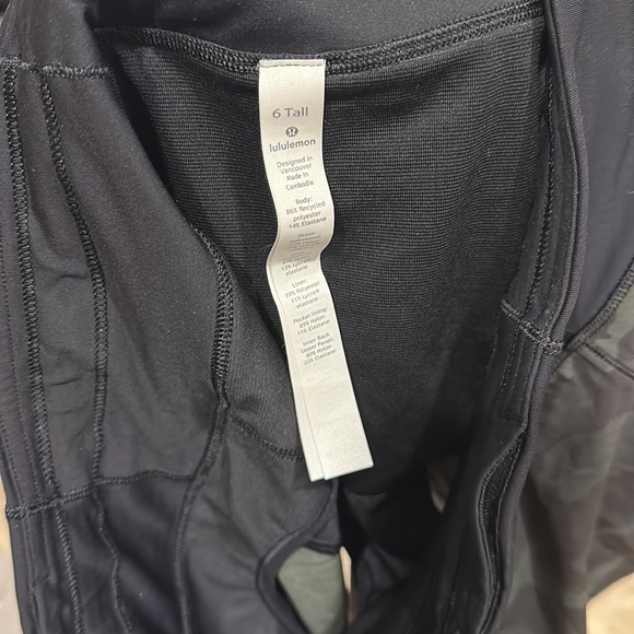 NWOT 6 tall Lululmeon speed short camo - Picture 3 of 4